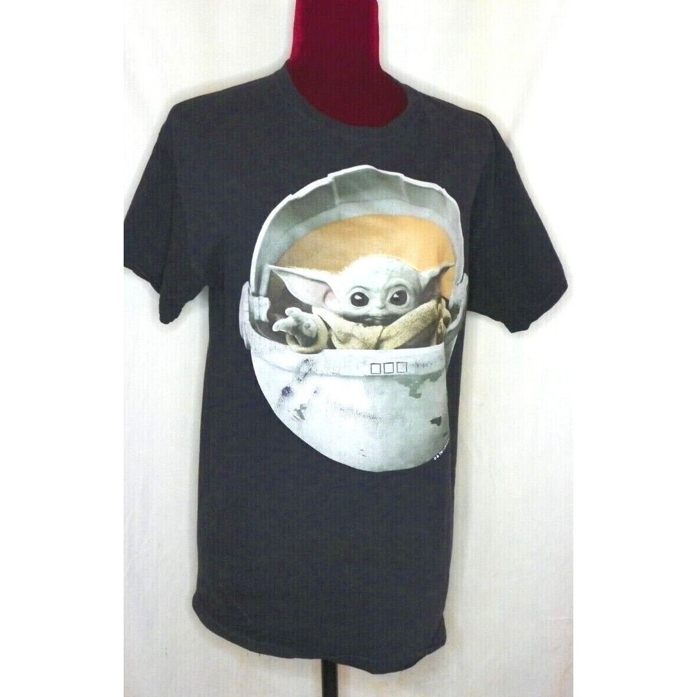 Start‎ Wars The Mandalorian Baby Yoda Men's T-Shirt - Size:Medium